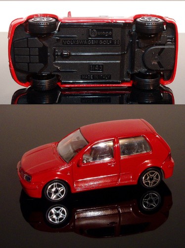 Burago volkswagen golf - burago, '98
